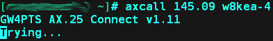 axcall, connecting
