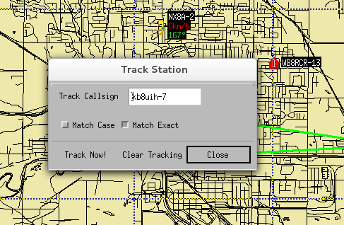 Tracking a station
